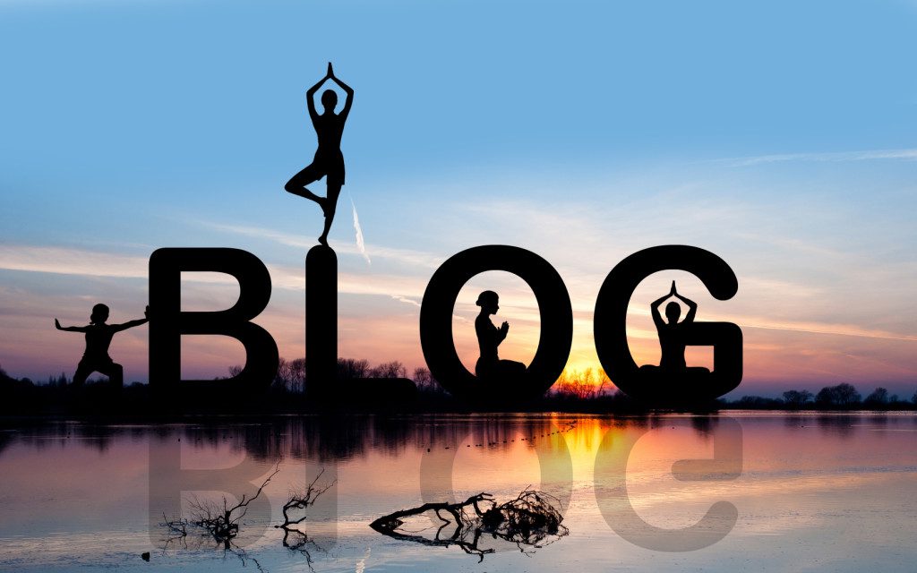 yoga blogging
