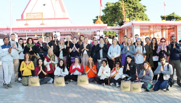 rihsikul yogshala students kunjapuri temple visit