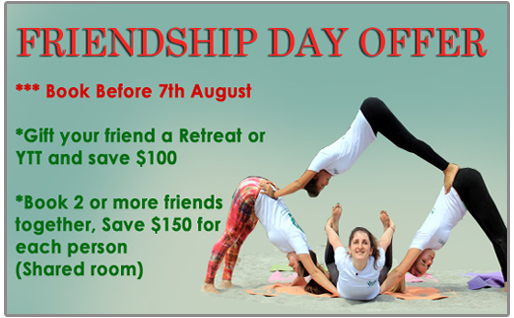 Friendship Day Yoga Offer